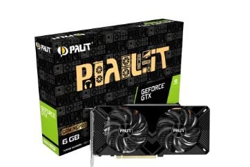 Placa de video 1660 super palit 6GB de frente