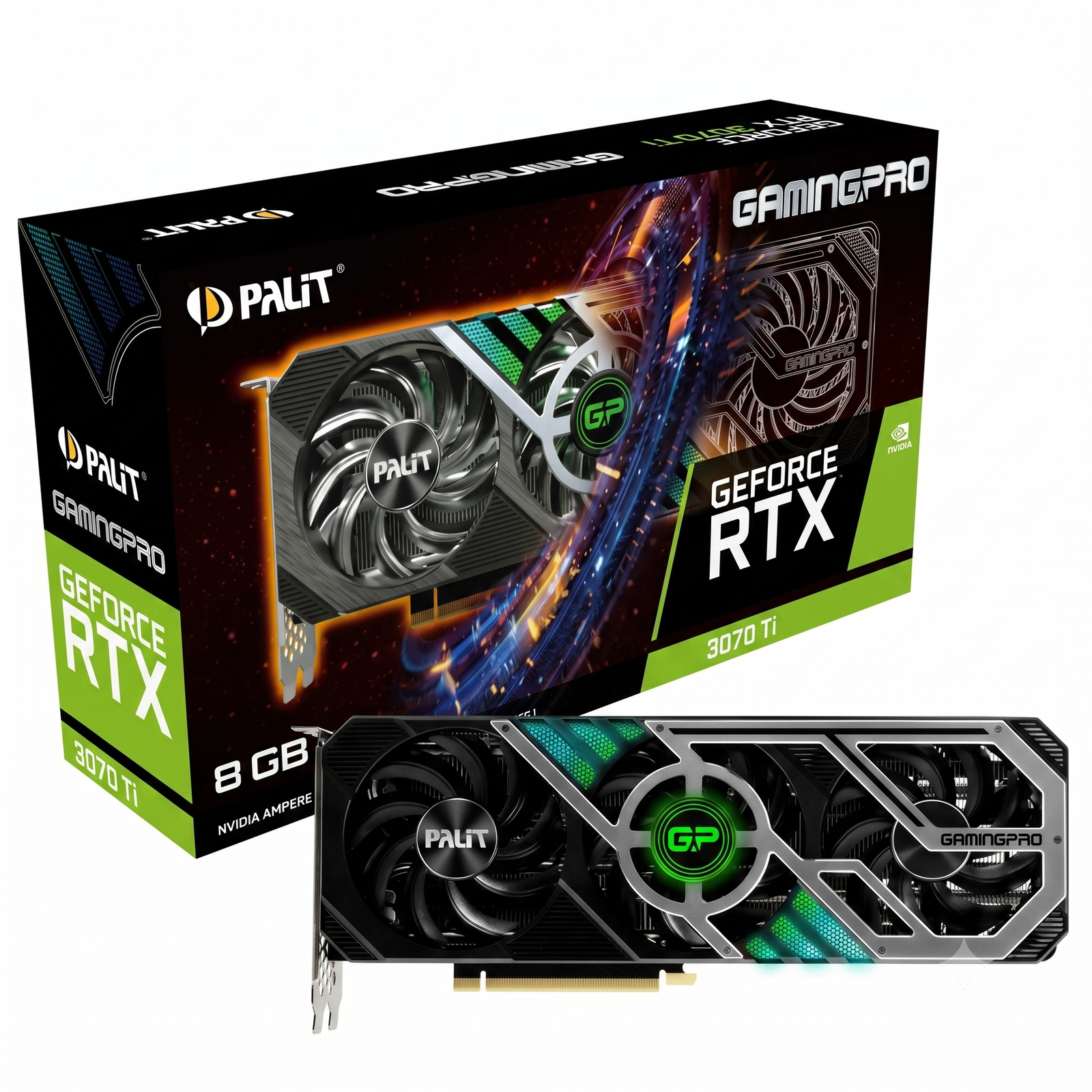 Placa de video 3070 GAMING PRO de frente
