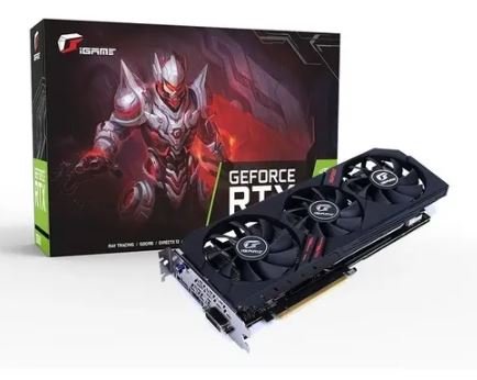 Placa de video RTX 2060 IGAME ULTRA 6GB de frente