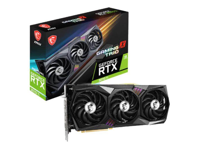PLACA DE VIDEO MSI RTX 3070 TI GAMING X TRIO 8GB (OUTLET)