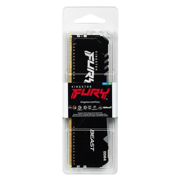 MEMORIA DDR4 8GB KINGSTON 3600MHZ CL17 FURY BEAST RGB